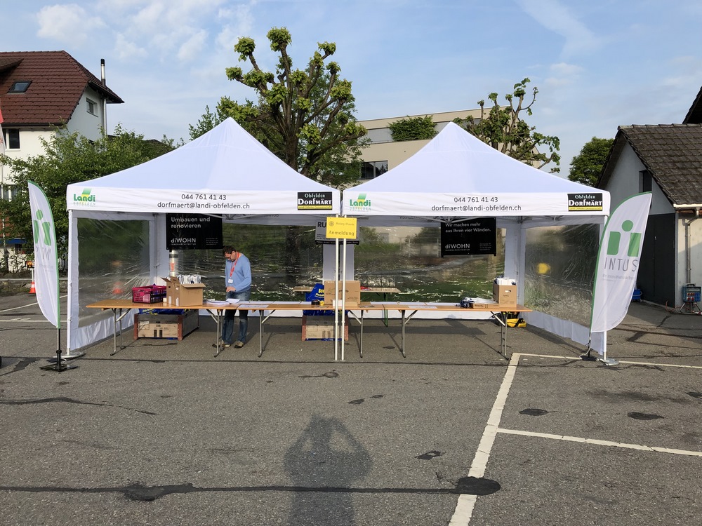 Home 20 Marktstand Faltzelt